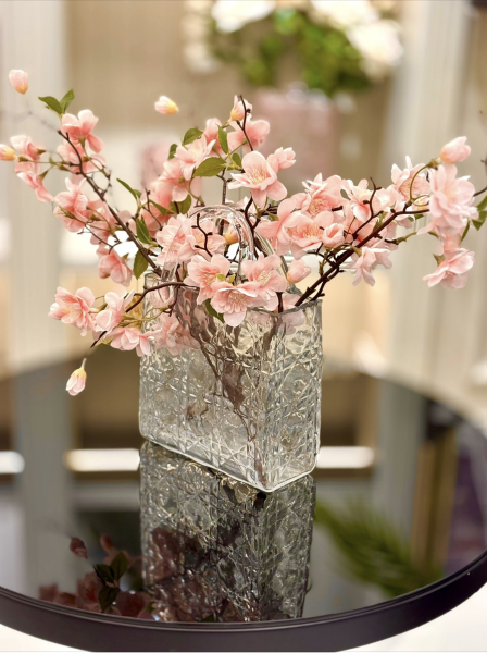 Bahar Dalı Çicek Cam Vazo