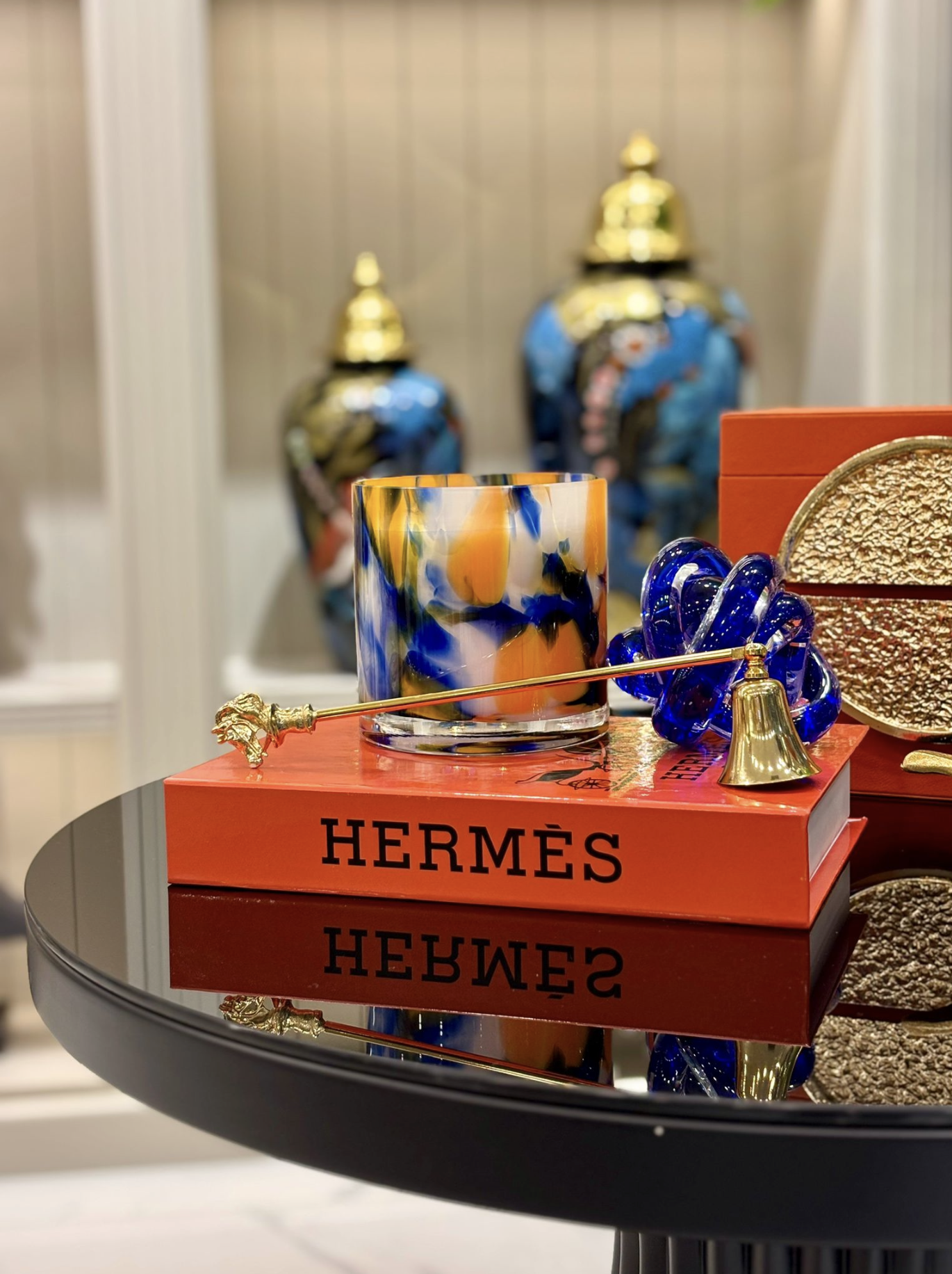 Pirinç Atlı Mum Söndürücü