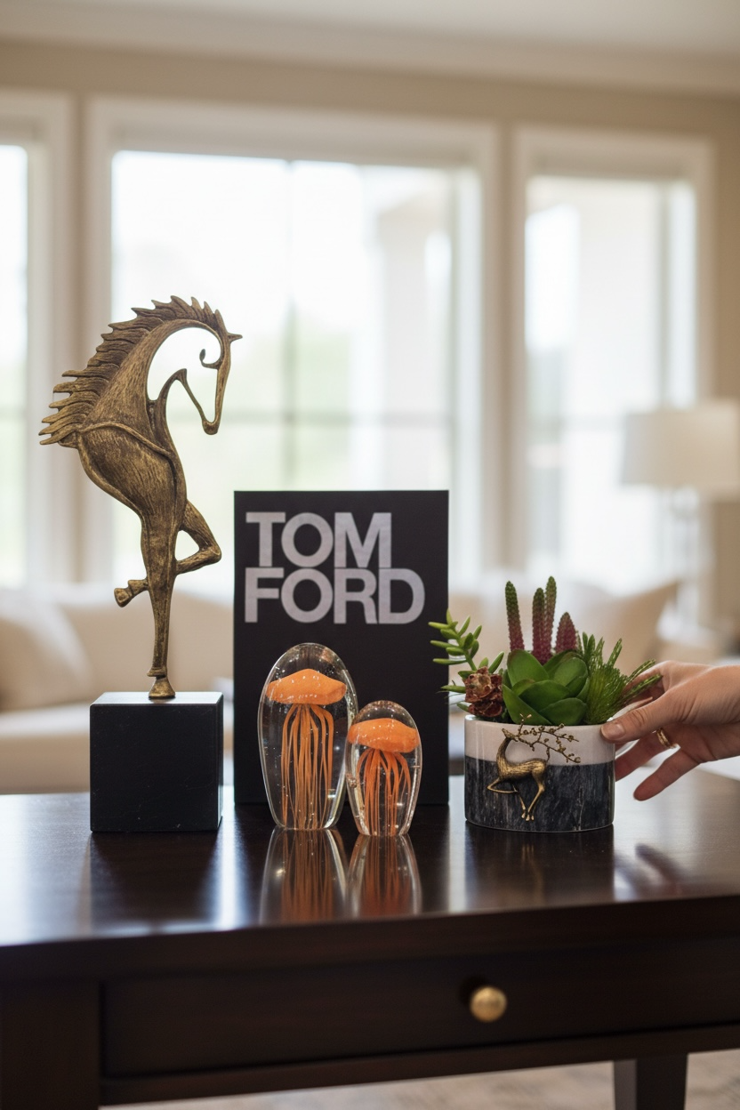 Mermer Kaide Üzeri Soyut At Heykel