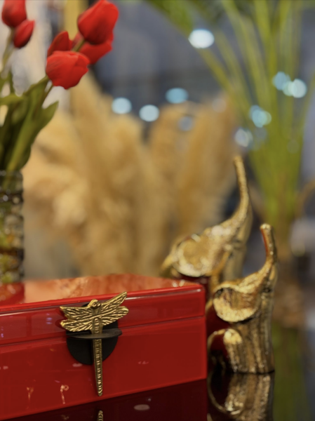 Kırmızı Dekoratif Kutu