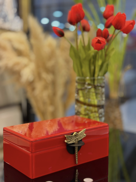 Kırmızı Dekoratif Kutu