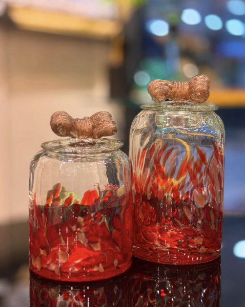 Mikasa Moor Kırmızı Cam Kavanozlar