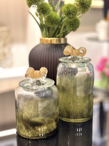 Mikasa Moor Yeşil Cam Kavanozlar