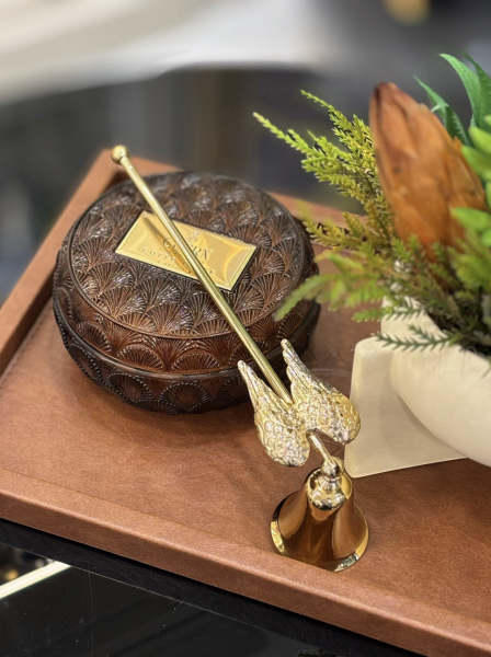 Melek Kanatlı Mum Söndürücü Pirinç