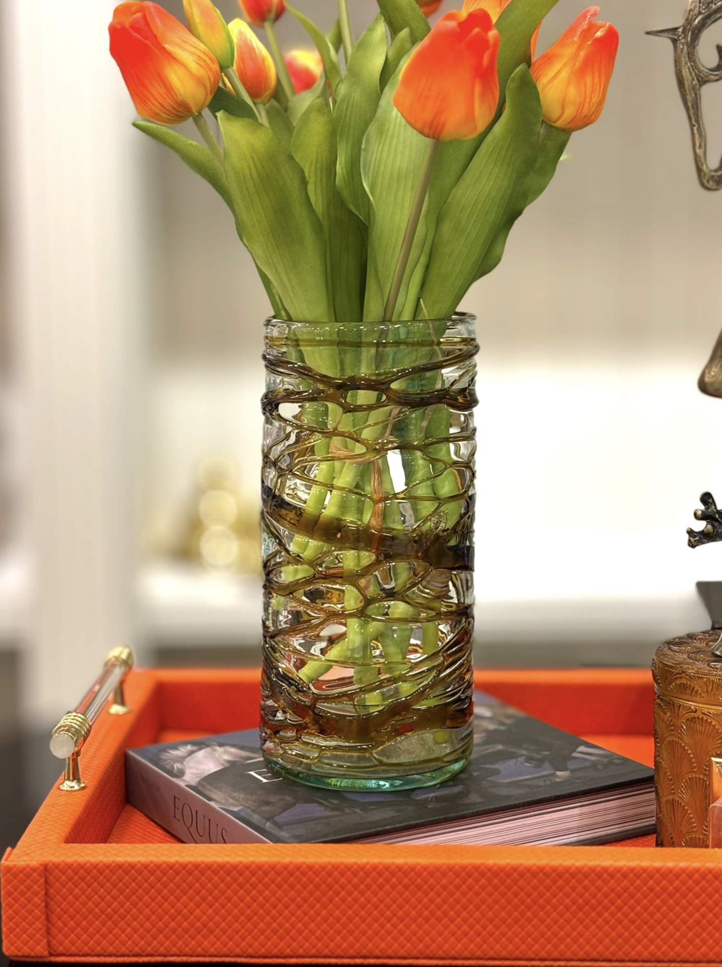 El Yapımı Cam Vazo