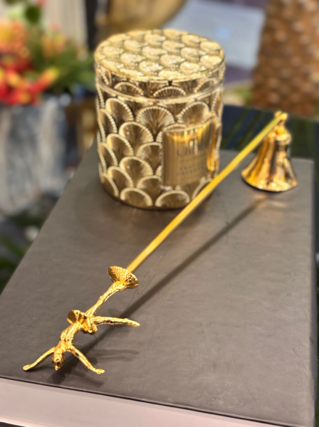 Balerin Gold Pirinç Mum Söndürücü