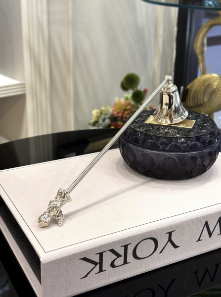 Melek Gümüş Mum Söndürücü