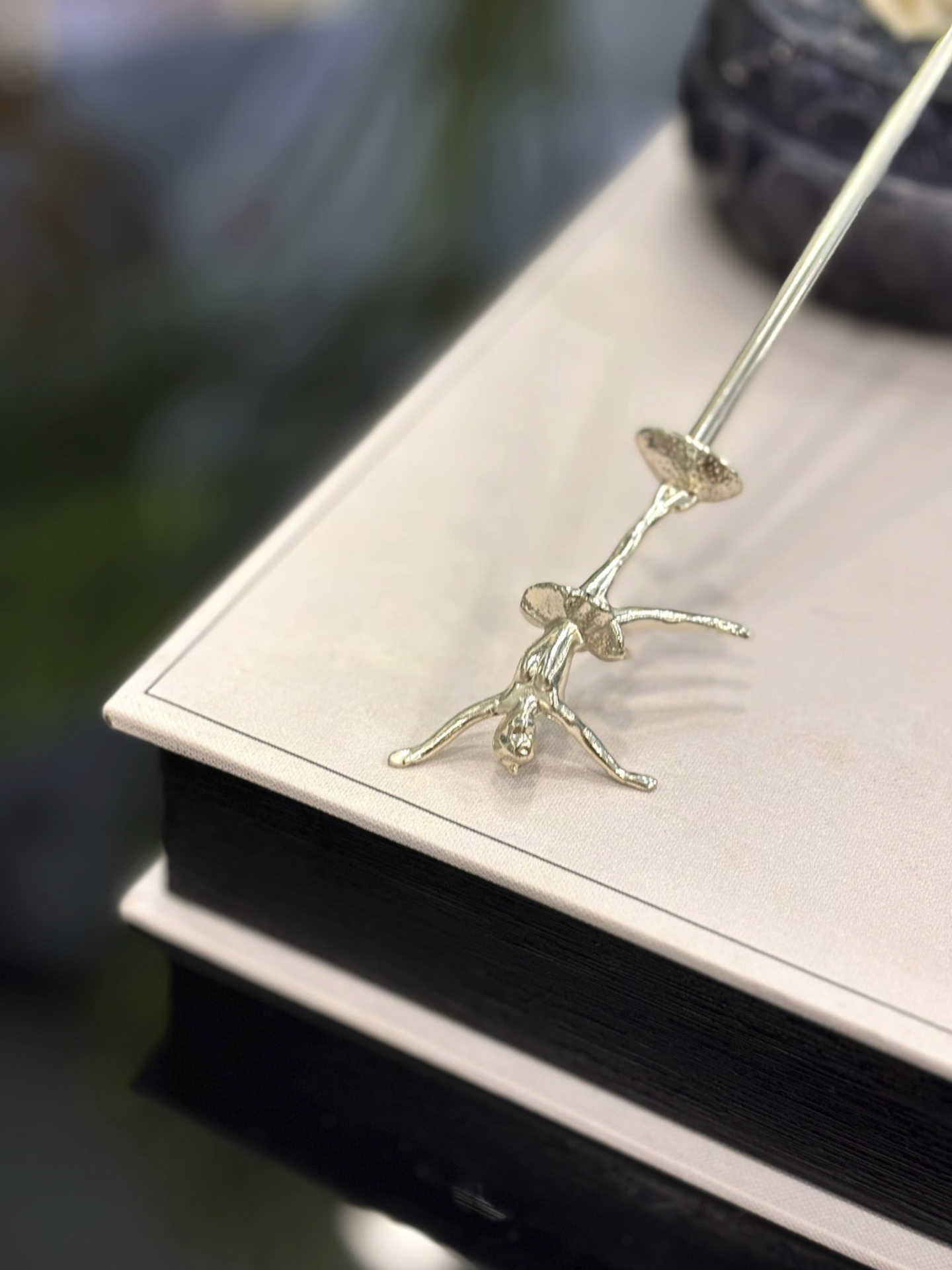 Balerin Gümüş Mum Söndürücü