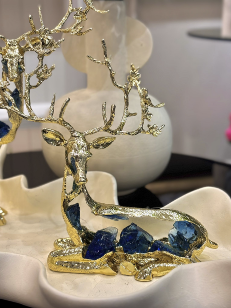 2’li Dekoratif Geyik Obje