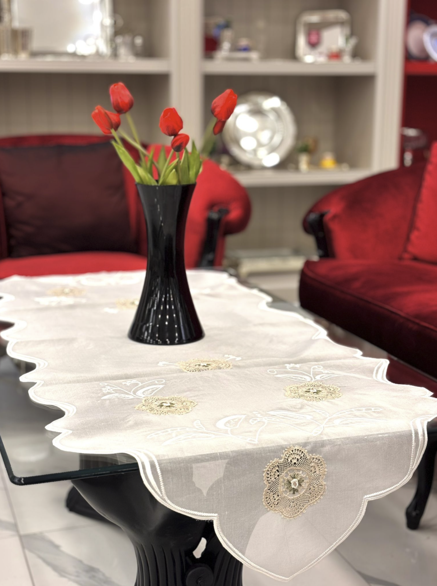 İğne Rokokolu Salon Takımı