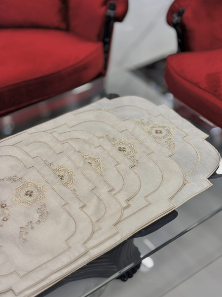 İsveç Keteni Rokokolu Salon Takımı
